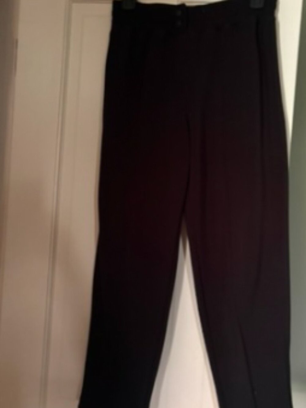 Spanx air essentials black slim straight pants